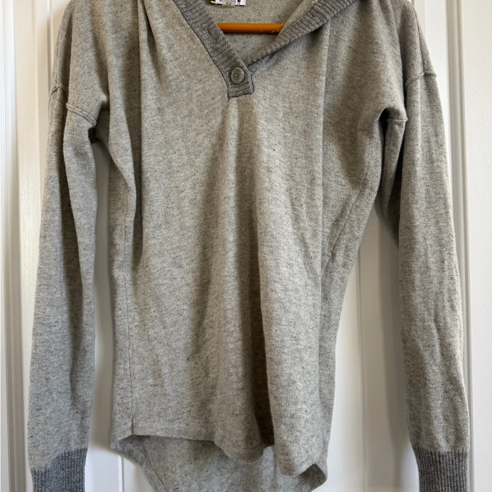 Smartwool Light Gray Hooded Women's Sweater